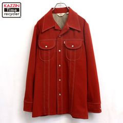 y2k 00s SWAGGER ウール コート XL メンズ レッド - メルカリ
