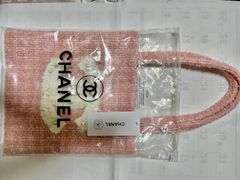 CHANEL シャネル ツイード トートバッグ ノベルティ レッド - メルカリ
