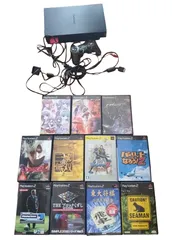 ★動作品★ ＰＳ２本体 + ゲーム10本セット（らぶドル、真・三國無双2など）