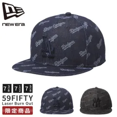 ニューエラ キャップ 帽子 メンズ レディース ブランド ヤンキース ドジャース NY LA 59FIFTY NEW ERA 950 Laser Burn Out