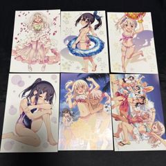 Fate/kaleid liner 프리즈마☆일리아 엽서 컴프에이스 2014년 10월호 부록 6점 정리 판매