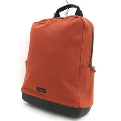 MOLESKINE / モレスキン ◆リュック/バックパック/キャンバス/ブラウン×ブラック/タグ付き 【バッグ/バック/BAG/鞄/カバン】 メンズファッション【中古】  【代引不可】【同梱不可】のサムネイル