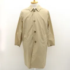 EDIFICE / エディフィス ◆ステンカラーコート/スプリングコート/ナイロン/ベージュ/サイズM 21-020-300-1050 【メンズ/MEN/男性/ボーイズ/紳士】 メンズファッション【中古】 のサムネイル