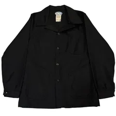 FRANCE製 80s~90s VICTOR French Work JKT ヴィクター フレンチワークジャケット 46 黒 Black ミリタリー 古着
