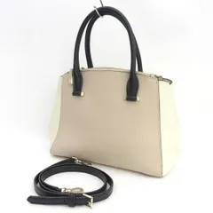 Kate Spade / ケイトスペード ◆2wayショルダーバッグ/アイボリーピンク×ホワイト PXRUA265 【バッグ/バック/BAG/鞄/カバン】 レディースファッション【中古】 