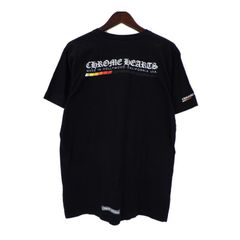 クロムハーツ CHROME HEARTS 【 NEON BAR LOGO TEE 】 ネオンバー ロゴ 半袖 ポケット Tシャツ 48689