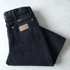 ■古着 Wrangler ラングラー ブラックジーンズ デニムパンツ 黒 実寸W31L30【L5789】