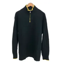 VERSACE CLASSIC ヴェルサーチクラシック ハーフジップニット サイズ:表記不明 立体デザイン    ブラック メンズ / 240001185418のサムネイル