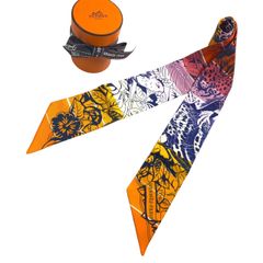 2404 HERMES エルメス シルク ツイリースカーフ Jeu de Cartes