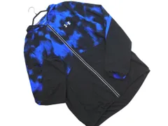 UNDER ARMOUR アンダーアーマー プリント ジップアップ フーデッド ジャケット sizeLG/青ｘ黒 ■◇ メンズ