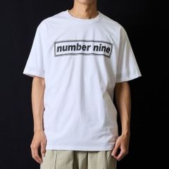 新品未使用 NUMBER (N)INE number nine BOX LINE T-SHIRT ナンバーナインロゴ ボックスライン Tシャツ Made in Japan size2 S24NT010 管理番号:1968-1980