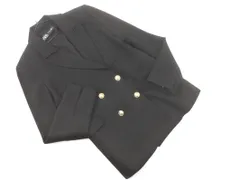 ZARA ザラ ダブル テーラード ジャケット sizeL/黒 ■◇ レディース
