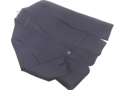 VIS ビス ノーカラー ジャケット sizeS/濃紺 ■◇ レディース