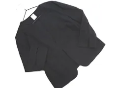 PUPULA ププラ ノーカラー ジャケット size40/黒 ■◇ レディースのサムネイル
