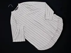 UNTITLED アンタイトル ストライプ プルオーバー シャツ size2/ライトグレー ■◇ レディース