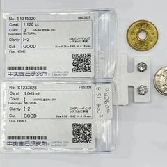 天然ダイヤモンド ピアス 1.031ct 1.005ct プラチナ 中宝ソ - メルカリ