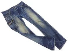 johnbull ジョンブル ボタンフライ デニムパンツ sizeLL/紺 ■■ メンズ