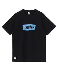 CHUMS チャムス ロゴTシャツ メンズ 半袖Tシャツ コットン 綿100% プリントTシャツ 定番 カジュアル ブランドTシャツ 春夏 CH01-2735