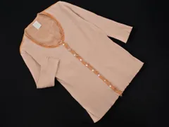 PUPULA ププラ シルク混 リブ 切替 カーディガン size40/ピンク ■◇ レディースのサムネイル