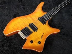 ★彡いいね!していただいた方へ朗報!!彡 ◇大感謝祭!!!!■整備品★6st Headless Guitar Amber yellow 6弦ヘッドレス・ギター エボニー指板 ギターハンガーOK 訳あり特価 検) G1G22531のサムネイル