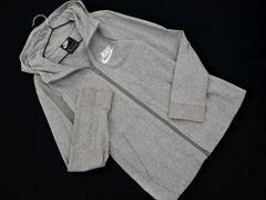 NIKE ナイキ ジップアップ パーカー sizeM/グレー ■◇ レディース