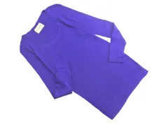 UNITED ARROWS ユナイテッドアローズ シルク100% ニット セーター 青 ■◇ レディース