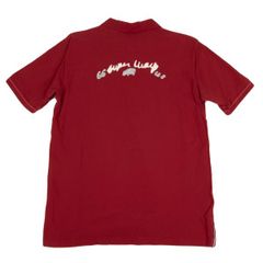 現行 Papas コットンリネン ワッペン ポロシャツ 鹿の子 LL - メルカリ