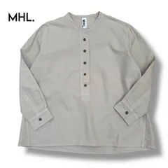 【MHL.】バンドカラーシャツ　Ⅰ