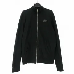 ディーゼル DIESEL S-GiNNI-ZIP-OD ジップアップスウェット トラックジャケット L ブラック 黒 A11439 国内正規