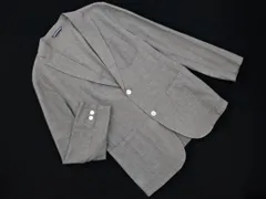 SHIPS シップス リネン混 テーラード ジャケット sizeS/グレー ■◇ メンズ