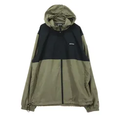 美品 OUTDOOR PRODUCTS アウトドアプロダクツ バイカラー 長袖 ナイロンジャケット 3L ベージュ系 ブラック メンズ 古着のサムネイル