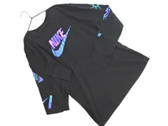 NIKE ナイキ プリント 長袖 Tシャツ sizeS/黒 ■◇ レディース