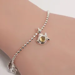 美品 クリオブルー イエローストーン フィッシュ ブレスレット/25-2431Sのサムネイル