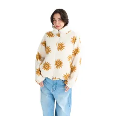 新品 [ロキシー] ボアジャケット ALL DAY レディース NAT