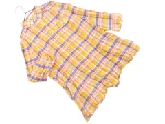 Hush Puppies ハッシュパピー チェック シャツ sizeM/黄 ■◇ レディースのサムネイル