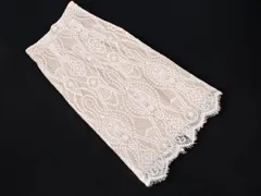 Rope Picnic ロペピクニック 総レース ロング スカート size38/白 ■◇ レディース