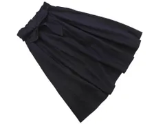 KUMIKYOKU 組曲 Aライン 台形 スカート size3/紺 ■◇ レディース