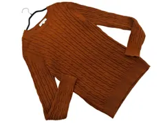 URBAN RESEARCH アーバンリサーチ ケーブル編み ニット セーター sizeM/茶 ■◇ メンズ