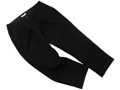 NATURAL BEAUTY BASIC ナチュラルビューティーベーシック タック パンツ sizeL/黒 ■◇ レディース