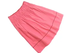 YUKIKO HANAI ユキコハナイ ギャザー Aライン 台形 スカート size10/ローズ ■◇ レディースのサムネイル