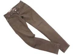 DOUBLE STANDARD CLOTHING ダブルスタンダードクロージング スキニー パンツ size36/茶 ■■ レディース