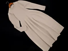 JILLSTUART ジルスチュアート パフスリーブ ニット ワンピース size4/グレージュ ■◇ レディース