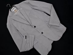 BEAUTY & YOUTH ビューティ&ユース ユナイテッドアローズ ストライプ テーラード ジャケット sizeXL/紺 ■◇ メンズ