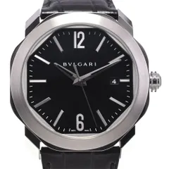 ブルガリ BVLGARI OC41S オクト ローマ 裏スケ 自動巻き メンズ 美品 箱・保証書付き Q#146120