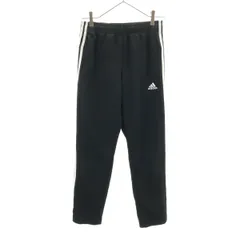 adidas アディダス トラックパンツ S ブラック ジャージ メンズ 古着