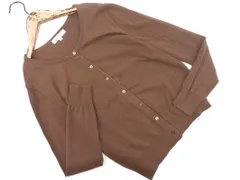 NATURAL BEAUTY BASIC ナチュラルビューティーベーシック カーディガン sizeM/茶 ■◇ レディース