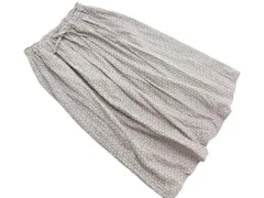 SM2 サマンサモスモス 総柄 ロング スカート sizeF/グレー ■◇ レディース