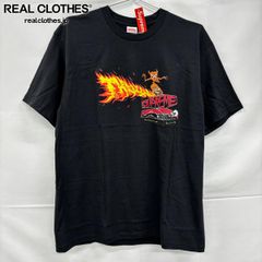 Supreme×Thrasher/シュプリーム×スラッシャー【24AW】 Back Tail Tee/バックテイル Tシャツ/ブラック/L