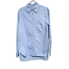 IENA (イエナ) コットンブロードレギュラーシャツ ブルー 38