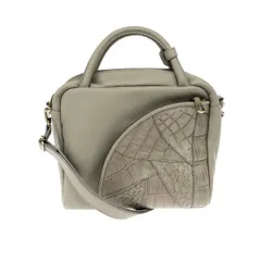 IBIZA イビサ 2WAYバッグ  レザー×クロコダイル    グレージュ レディース / 240001192658